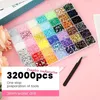 42 Farben, 32.000 Stück Jelly-Strass-Bedazzling-Set, 3 mm Produktbild-Vorschau 2