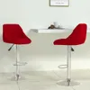 vidaXL Barová židle 2 ks. Vínově červený samet Náhled obrázku produktu 2