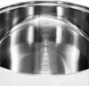 A close-up view of the inside of a stainless steel pot with volume markings. Produktbild-Vorschau