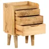 vidaXL Nachttisch Mangoholz Massiv 40 x 30 x 59,5 cm -  Produktbild-Vorschau 11