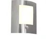 Nowoczesna lampa ścienna zewnętrzna ze stali ze czujnikiem Podgląd zdjęcia produktu 1