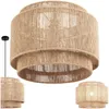 Pendelleuchte Lignea Lux aus Jute im Boho-Stil, 40W - natur Produktbild-Vorschau 1