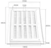 KOTARBAU® Kratka wentylacyjna 180 x 250 mm Zamykana na Podgląd zdjęcia produktu 2