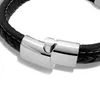 SERASAR | Pánský Kožený Náramek [Ring] z Stainless Steel | Náhled obrázku produktu 9