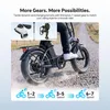 Touroll S2 E-Bike 20" Fatbike, 250W/650W, 150km Reichweite, Produktbild-Vorschau 11