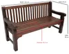DEGAMO Gartenbank Parkbank BRISTOL 3-sitzer, Eukalyptus Produktbild-Vorschau 7