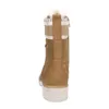 A single tan boot is shown from the back on a white background. Produktbild-Vorschau