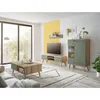 Wohnzimmer Vitrine in Eiche mit grün AVEZZANO-61 Modern Produktbild-Vorschau 6