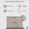Rodan | Waschbeckunterschrank 80cm | Beige Matt - Holz | Produktbild-Vorschau 3