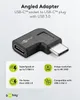 goobay 90° Adapter USB C auf USB C schwarz (Bulk) Produktbild-Vorschau 5