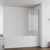 IMPTS Duschwand für Badewanne 140x140cm 3-teilig Faltwand Produktbild-Vorschau 3