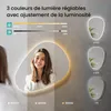 EMKE Specchio da bagno con illuminazione 60 x 45 cm Anteprima dell’immagine prodotto 9