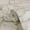A close-up of a roll of wallpaper with a stone pattern. Náhľad obrázku produktu