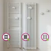 Pugno Bianco - Appendino in Vetroceramica Artigianale per Anteprima dell’immagine prodotto 6
