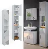 Badschrank Vicco Irma Weiß Hochglanz mit Einsätzen 30 x 192 Produktbild-Vorschau 2