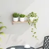 vidaXL Étagère murale suspendue Nature 62 x 10 x 12,5 cm Voir les images du produit 4