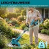 Akku Rasentrimmer, Digitale Anzeige Rasenkantenschneider, Produktbild-Vorschau 4