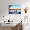 Poster - Poster ohne Rahmen - Brücke See - 70x50 cm - Wand Produktbild-Vorschau 5