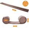 Türdichtung 90cm Braun, Zugluftstopper für Tür & Fenster, Produktbild-Vorschau 2