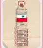 Úložná krabička na stůl, víceúrovňová, průhledná, z plastu, Náhled obrázku produktu 5