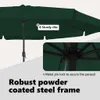 vidaXL Parasol ogrodowy Zielony 394 x 394 x 248 cm Podgląd zdjęcia produktu 2