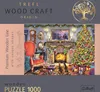 TREFL Wood Craft Origin Puzzle Neben dem Kamin 1000 Teile Produktbild-Vorschau 4