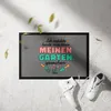 Möchte Nur Über Garten Sprechen Heute Fußmatte Produktbild-Vorschau 3