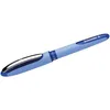 A blue Schneider pen with a silver clip is shown against a white background. Produktbild-Vorschau