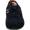 A close-up front view of a navy blue Geox sneaker. Anteprima dell’immagine prodotto