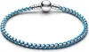PANDORA Blue Cord Snake Chain Armband 593816C01, Productafbeelding-voorbeeld 3