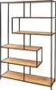Industrial Bücherregal SLIM LINE 185cm Wildeiche schwarz Produktbild-Vorschau 11