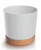 Prosperplast s.r.o. Kvetináč TUBO PM 10,8 cm, biely s Náhľad obrázku produktu 2