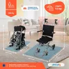 Clinicalfy Sedia a rotelle Carrozzina per anziani Anteprima dell’immagine prodotto 6