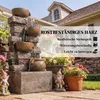 Outsunny Springbrunnen 5-stufig Gartenbrunnen mit LED Produktbild-Vorschau 7