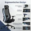 Chaise de bureau COLAMY avec accoudoirs 4D et assise Voir les images du produit 6