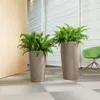 LECHUZA Pot de plantes RONDO Premium 40 Taupe brillant | Voir les images du produit 8