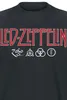 Led Zeppelin Logo & Symbols Black 2XL T-Shirt Produktbild-Vorschau 4