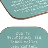 Mr. & Mrs. Panda Getränkeuntersetzer Spruch 79. Geburtstag Produktbild-Vorschau 5