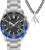 Chronographe Armani Exchange collection argent - homme Voir les images du produit 1