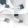 WC Bürste,2 in 1Silikon Klobürste mit Behälter Montage,t Produktbild-Vorschau 2