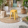 Tabouret - HOME DECO FACTORY - Empilable - Jaune Voir les images du produit 1