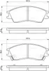 Bosch Bremsbelagsatz, Scheibenbremse  0 986 461 127 Produktbild-Vorschau 7