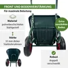 2-Rad-Schubkarre 100 Liter 160 kg Tragkraft Kunststoffwanne Produktbild-Vorschau 6