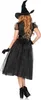 Glitzer Hexe - Halloween Kostüm Damen - Fasching Größe: M Produktbild-Vorschau 2