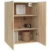 vidaXL Nástěnná skříňka Sonoma Dub 69,5x34x90 cm Náhled obrázku produktu 5