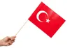 Türkei 10 Papier Flaggen Fähnchen mit Holzstab 50cm Produktbild-Vorschau 1