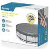 Bestway® Winterfeste Premium-Abdeckplane Ø 427 cm, grau, Produktbild-Vorschau 4