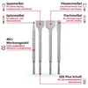 Einhell SDS Plus Meißel Set 250 mm 4 teilig ( 49247205 ) Produktbild-Vorschau 5