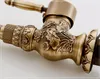 Wasbakmengkraan Ari Antique, retro, messing, draaibare Productafbeelding-voorbeeld 6
