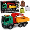 Müllwagen mit Kran, Sortierboxen, Beleuchtung und Tonanlage Produktbild-Vorschau 1